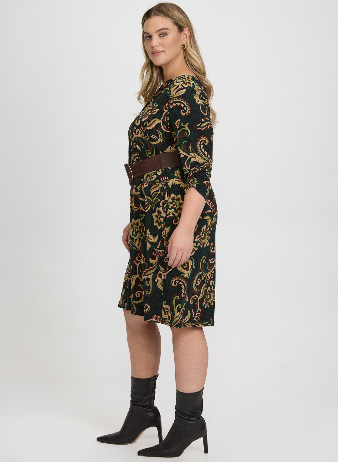 Paisley 3/4 Sleeve Dress