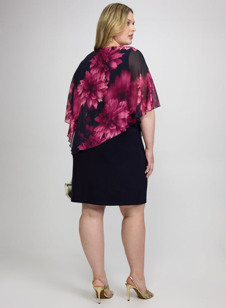 Floral Overlay Dress