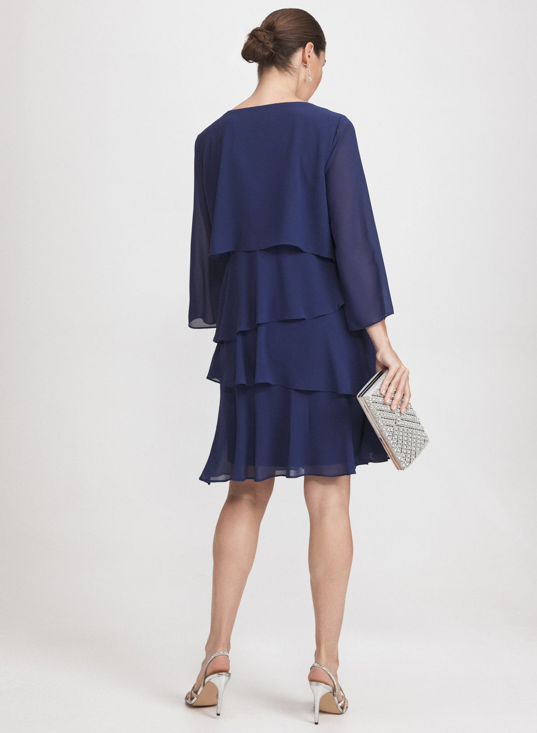 Tiered Chiffon Dress