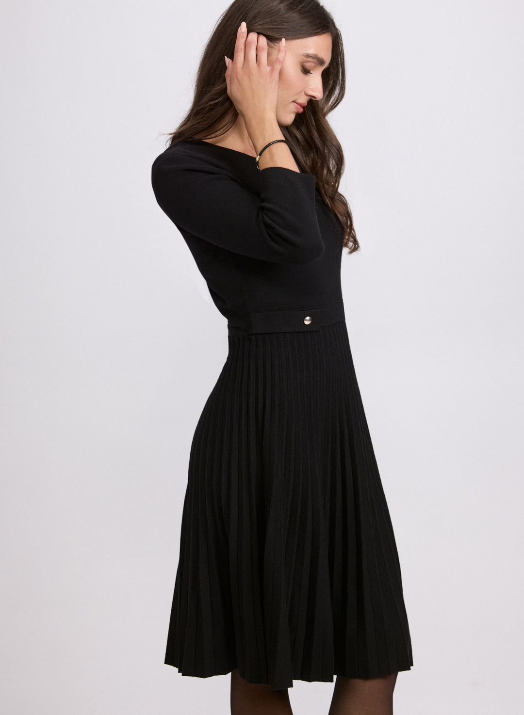 Fit & Flare Knit Dress