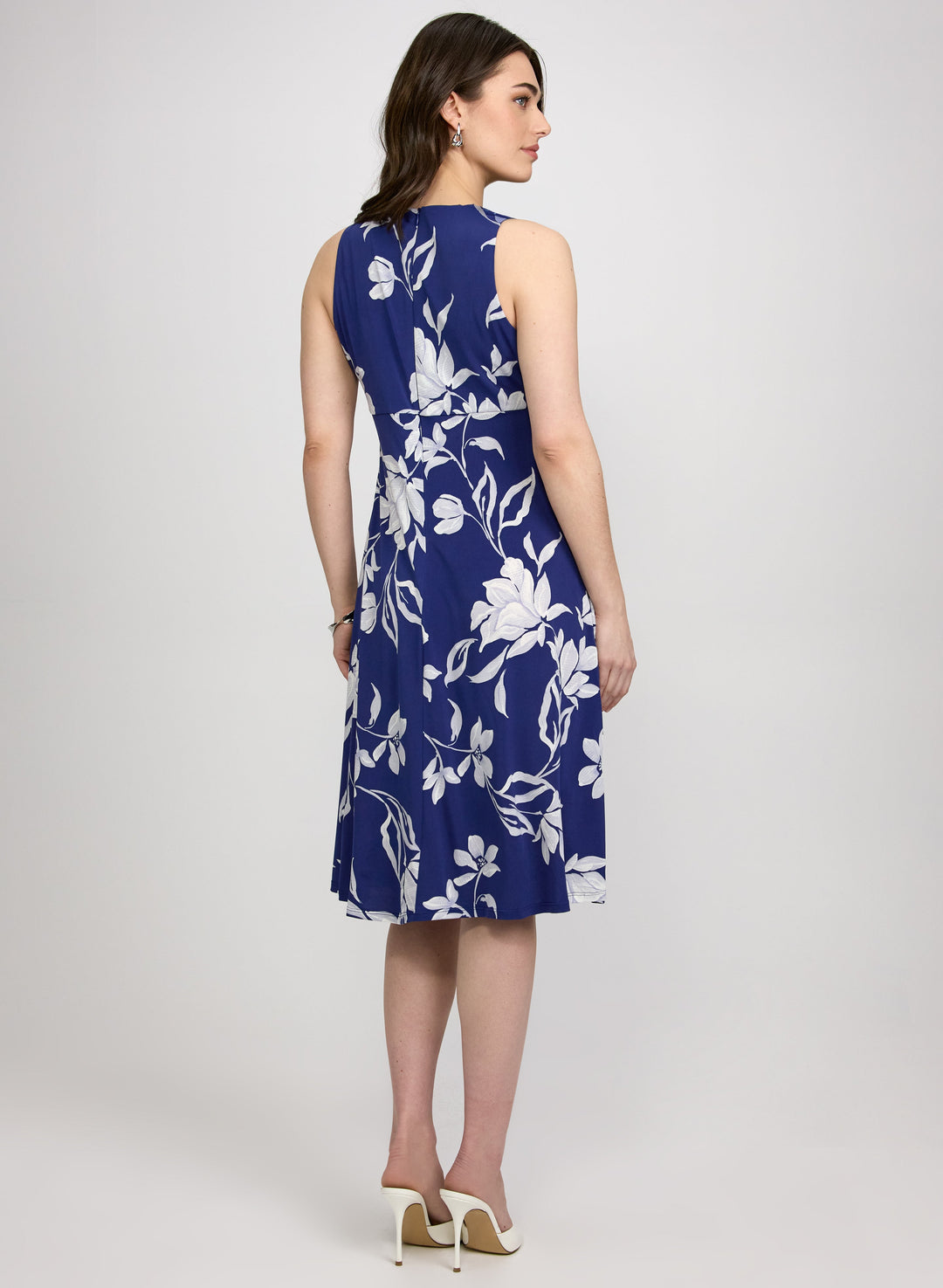 Floral Jersey Midi Dress