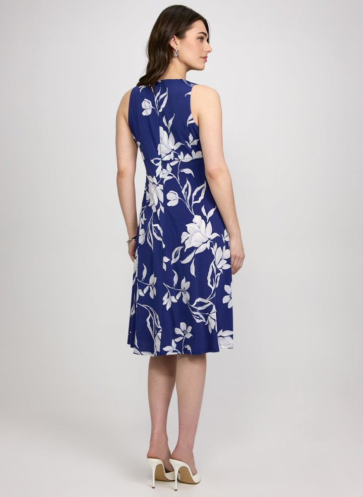 Floral Jersey Midi Dress