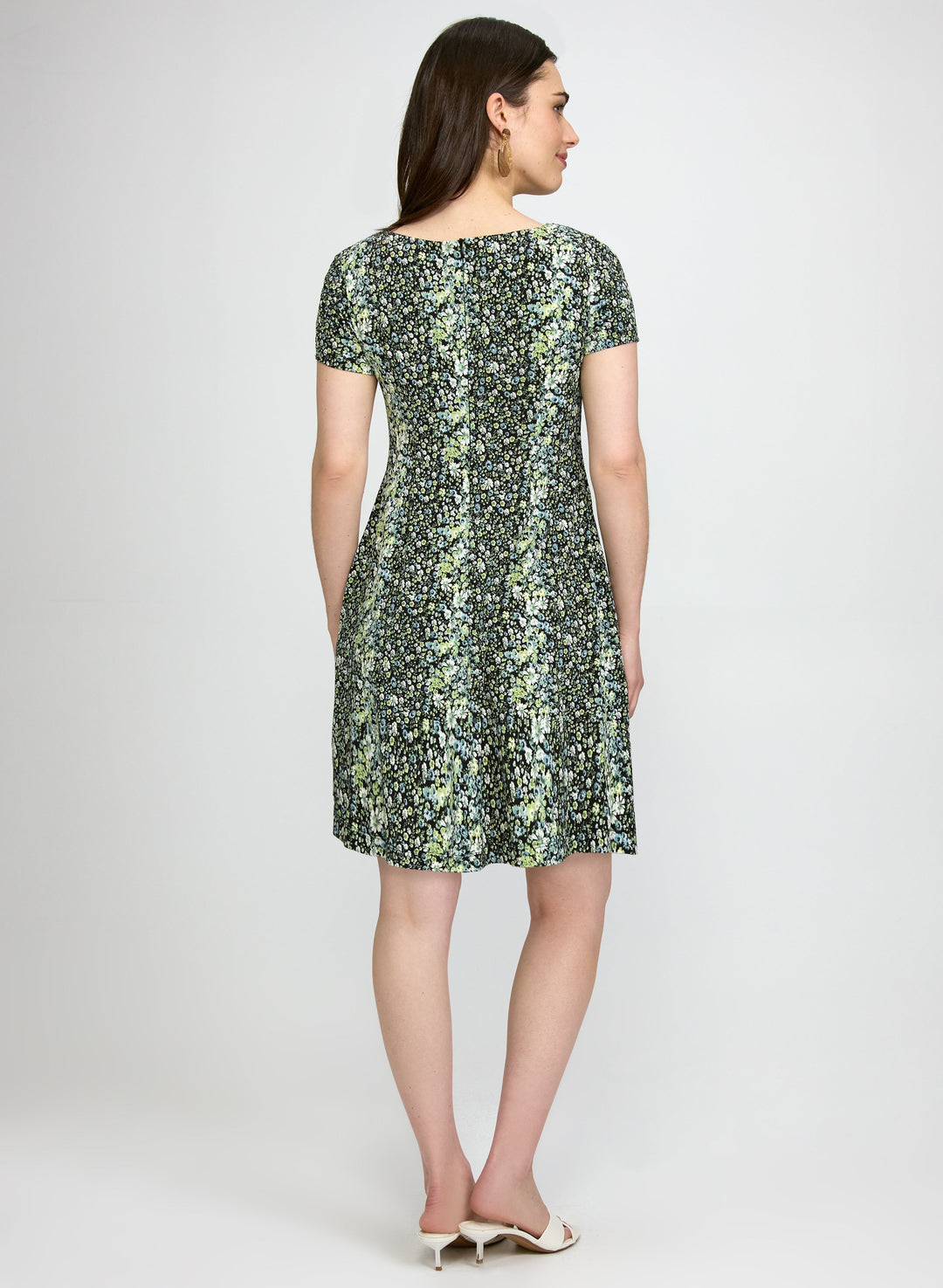 Floral Print Jersey Dress