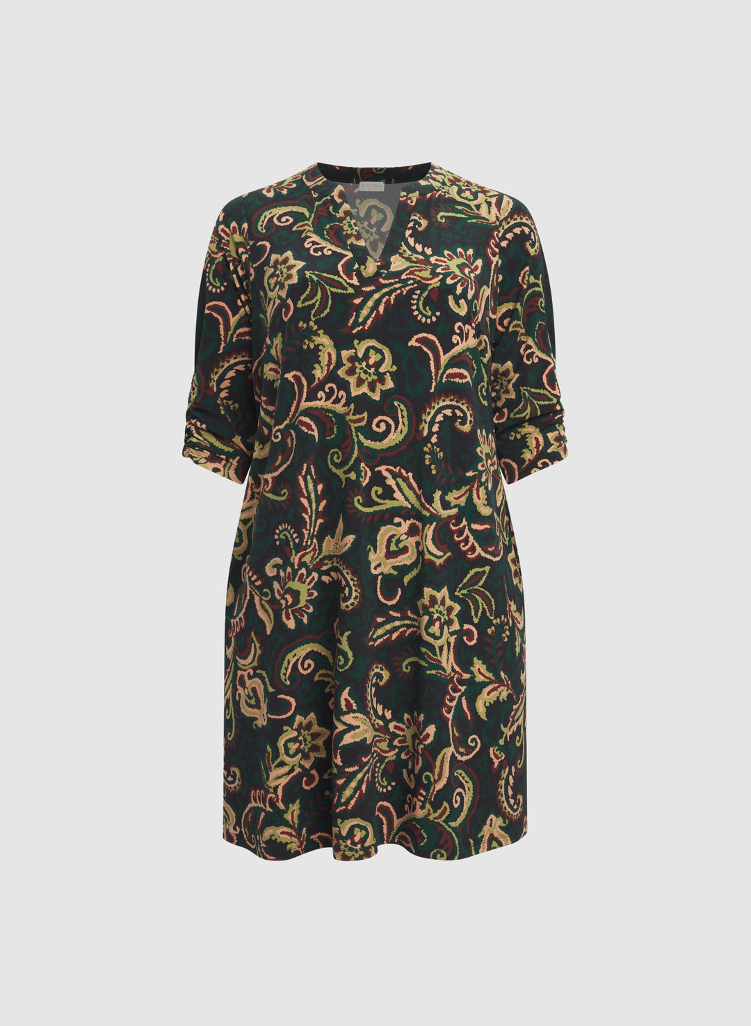 Paisley 3/4 Sleeve Dress