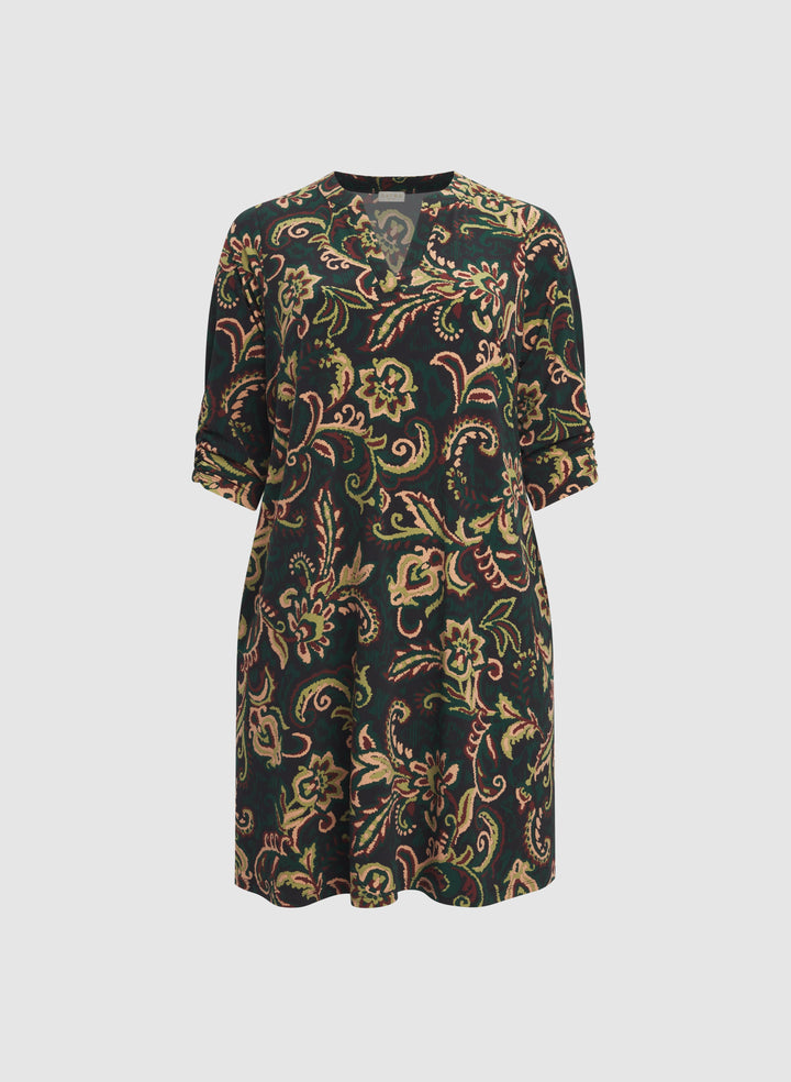 Paisley 3/4 Sleeve Dress