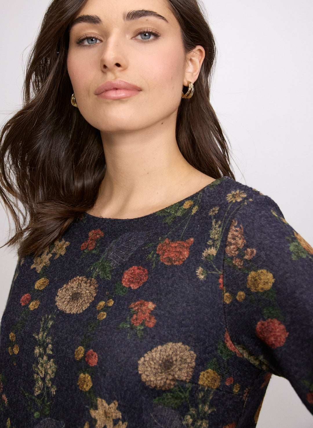 Floral Sweater Dress