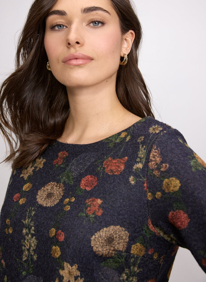 Floral Sweater Dress