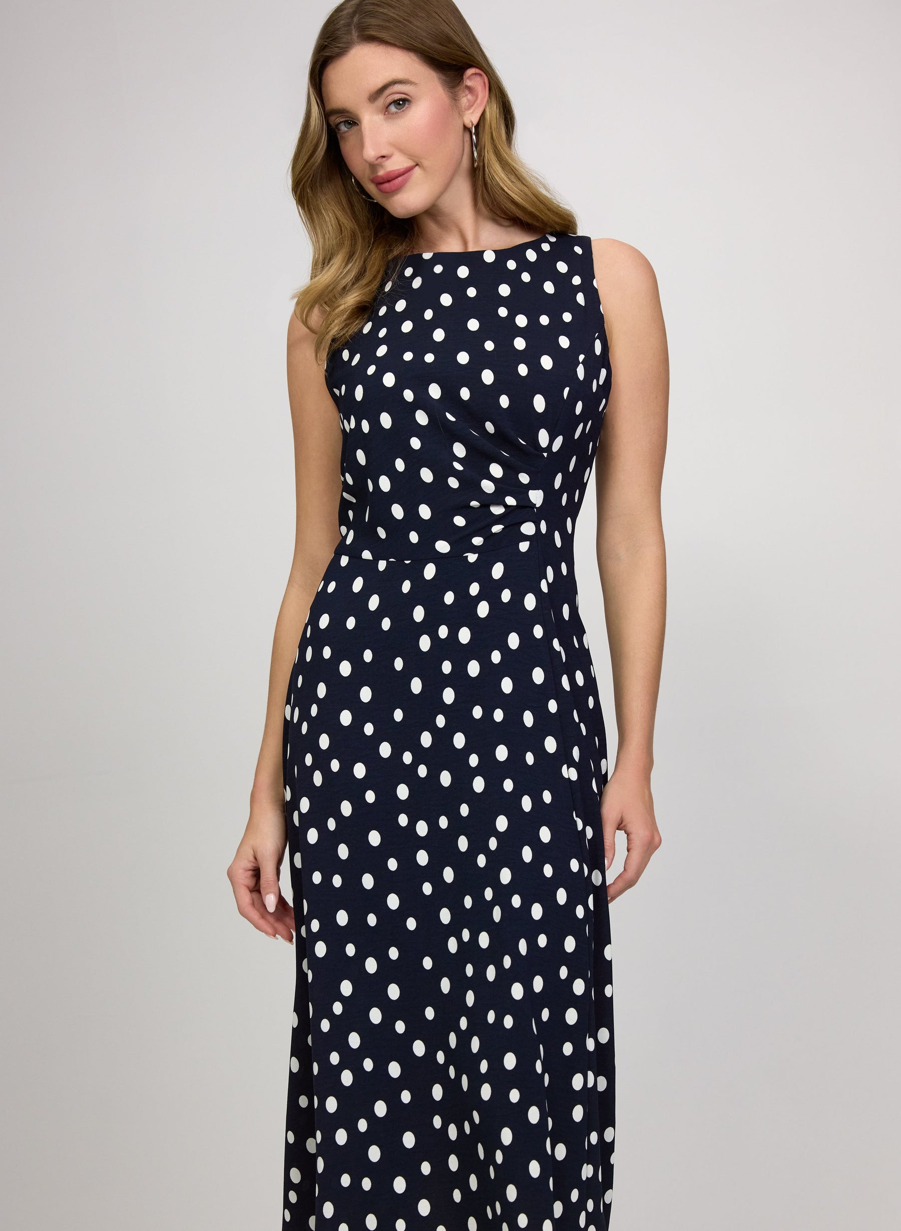 Polka Dot Midi Dress