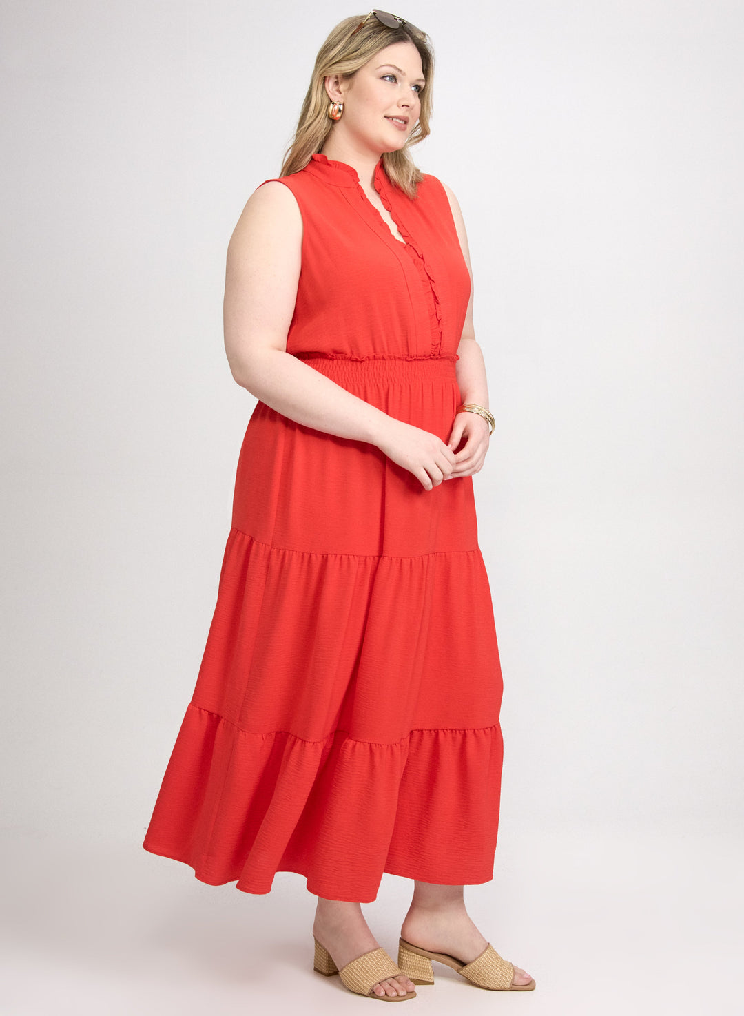 Frilled Trim Dress
