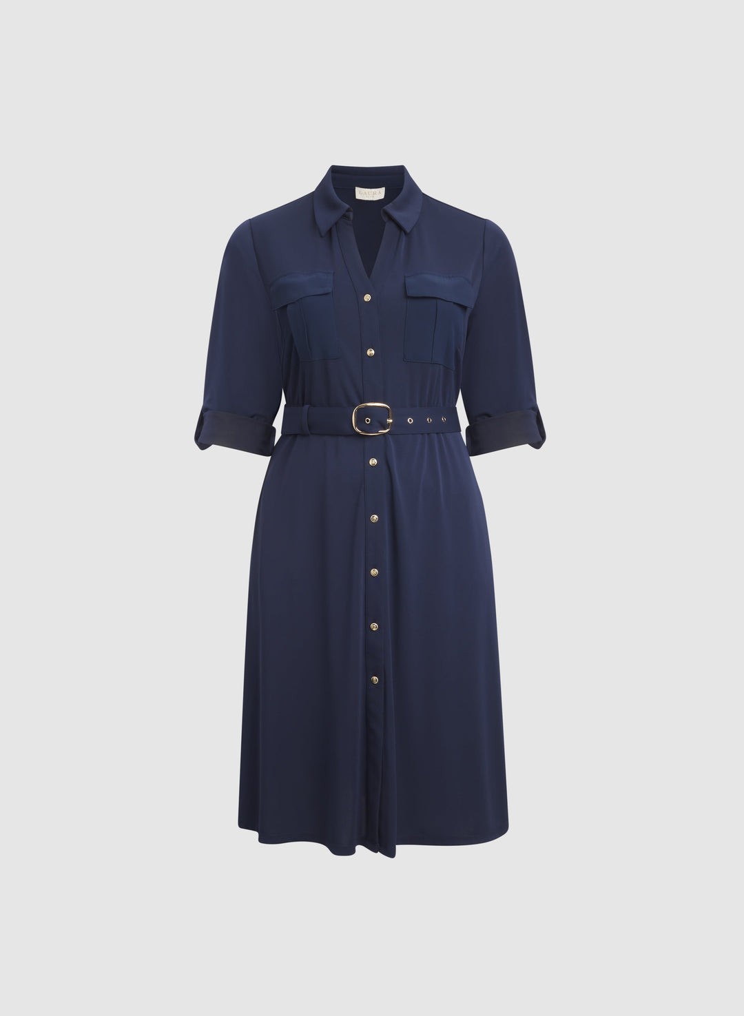 Belted Shirt Dress