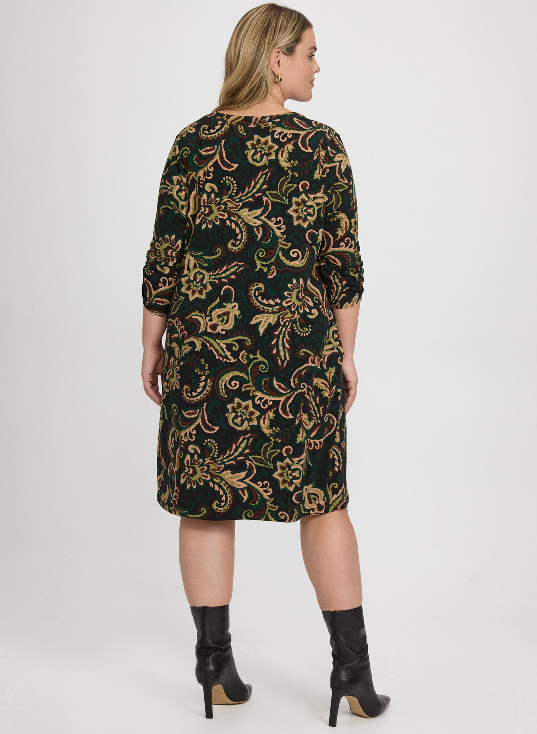 Paisley 3/4 Sleeve Dress