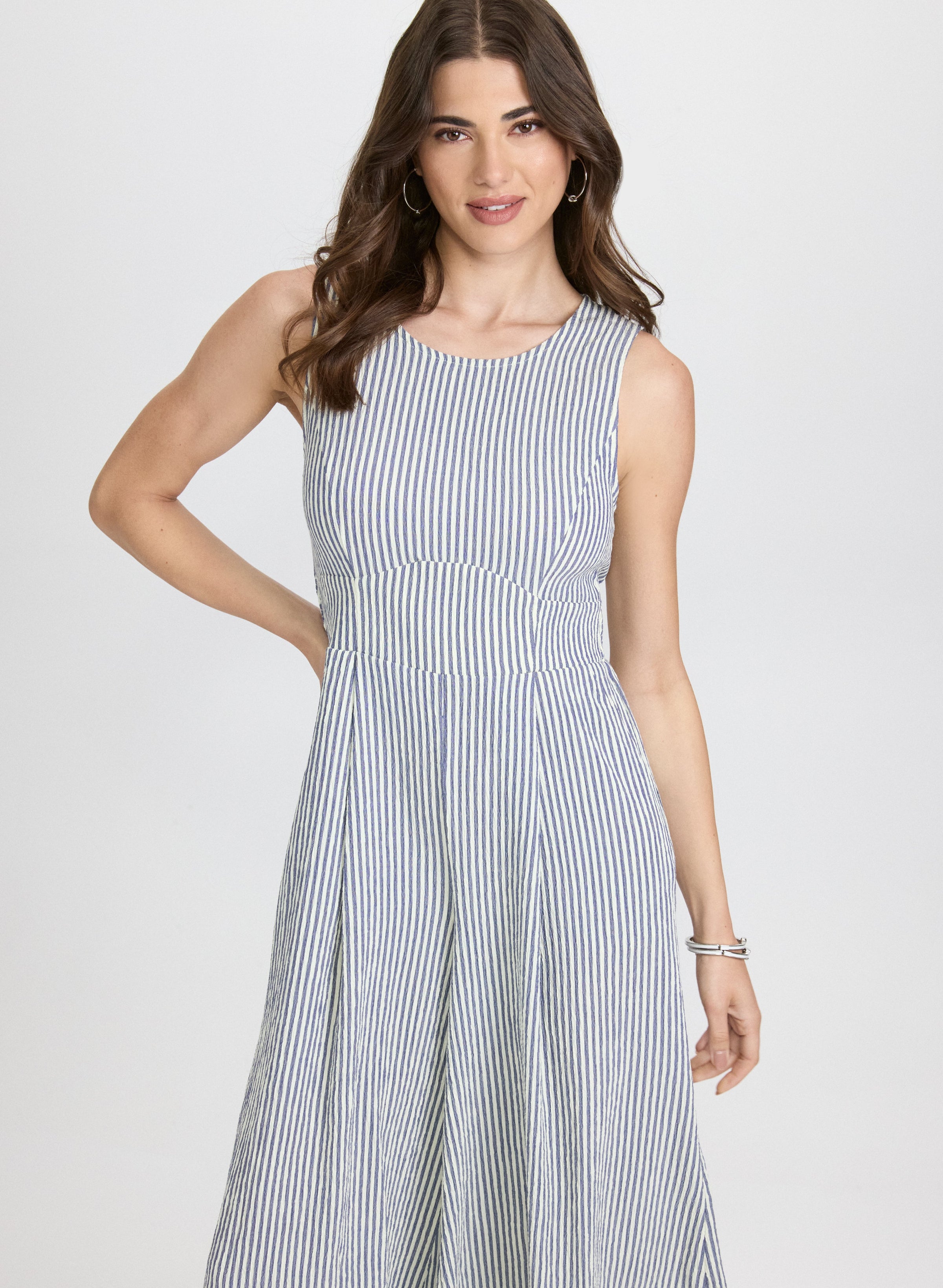 Striped Wide-Leg Jumpsuit