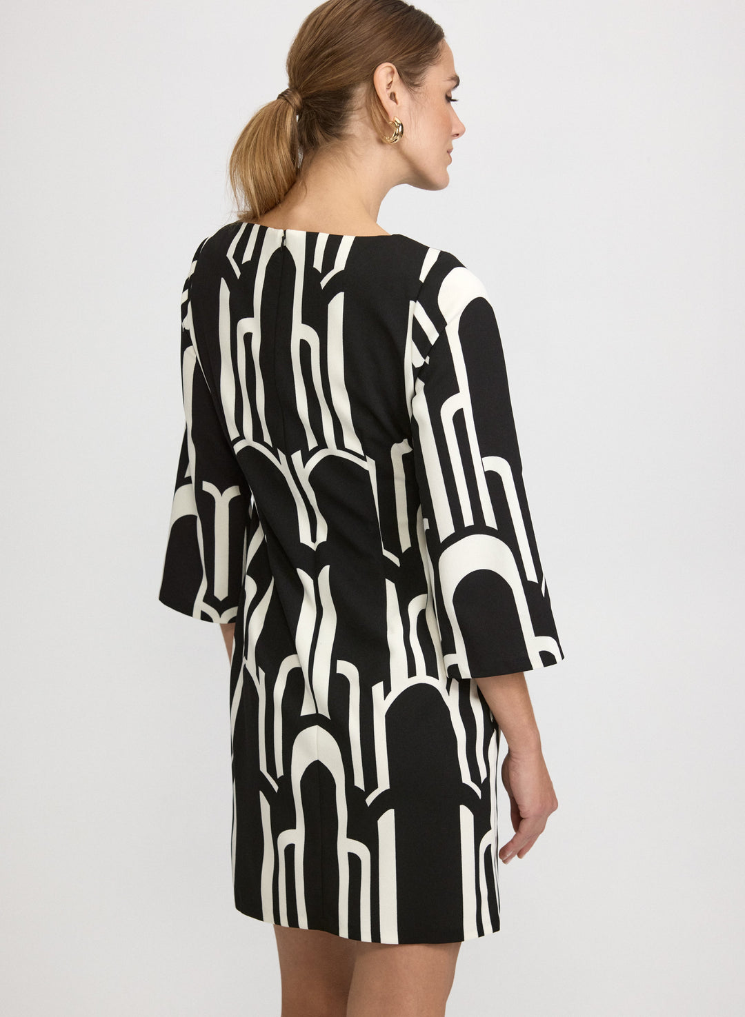 Geometric Print Dress