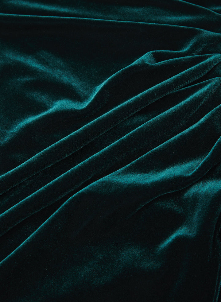 Fitted Velvet Dress