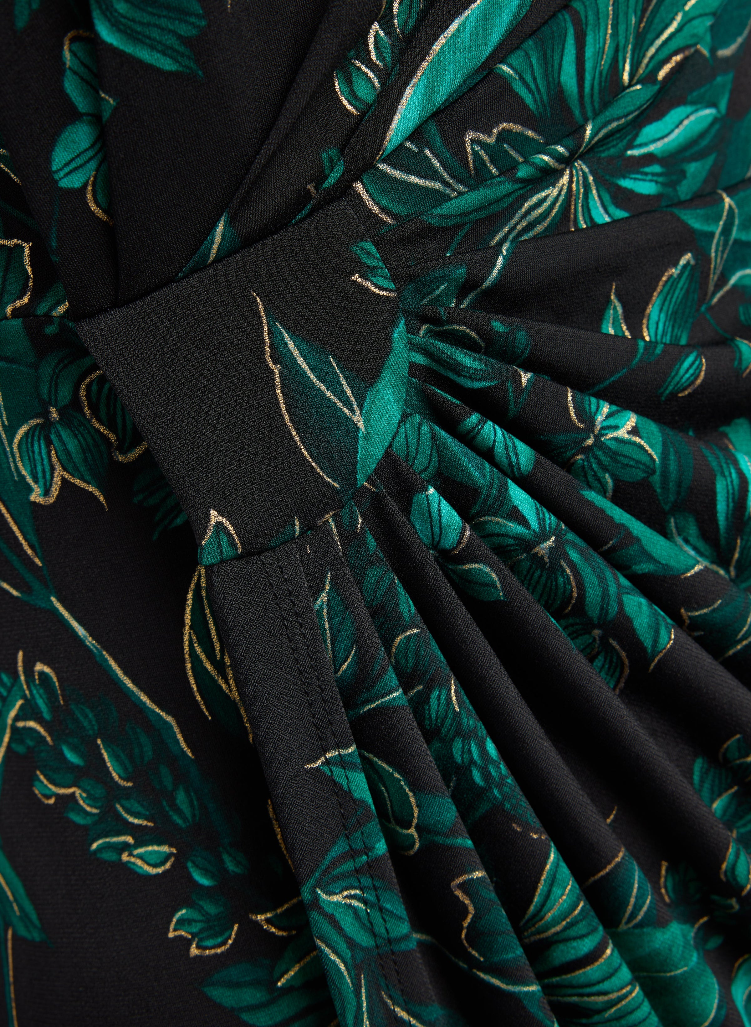 Leaf Print Dress
