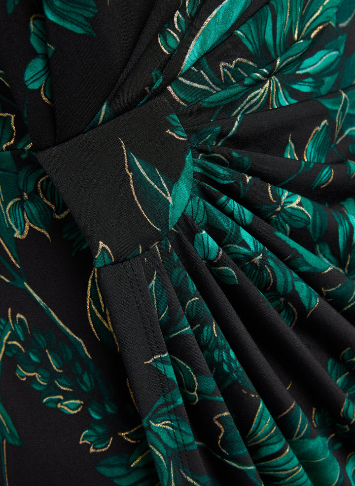Leaf Print Dress