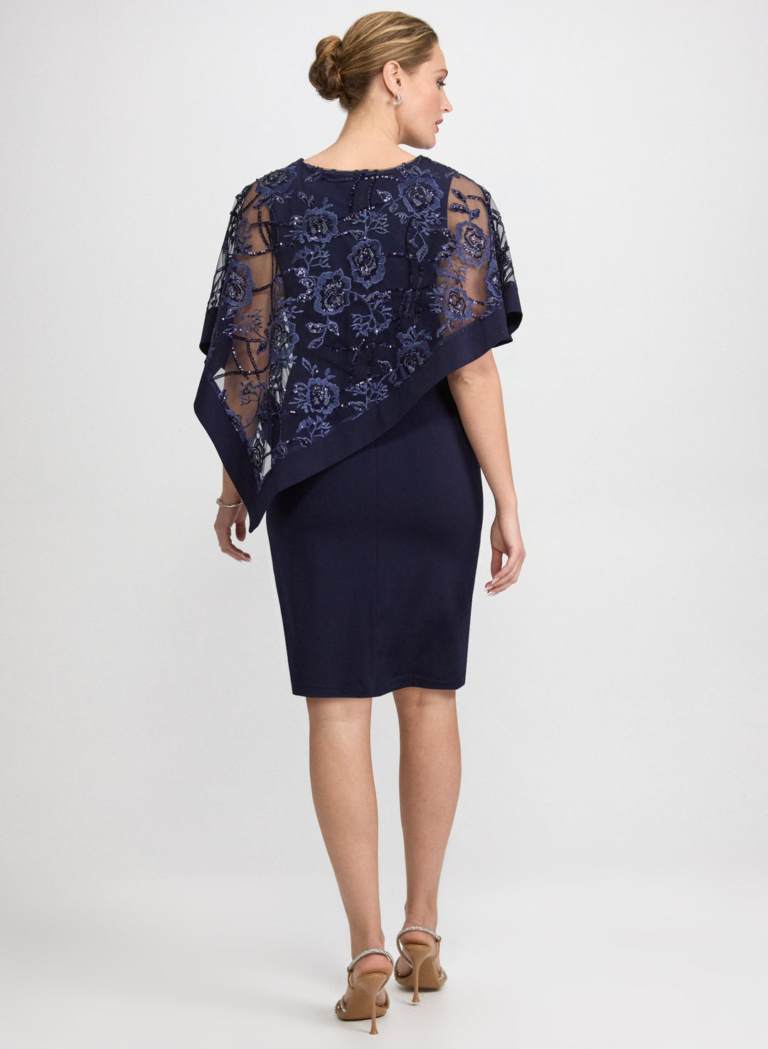 Floral Capelet Dress