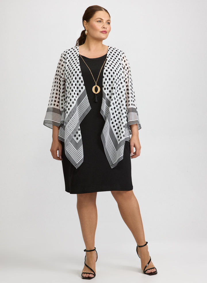 Chiffon Jacket & Jersey Dress