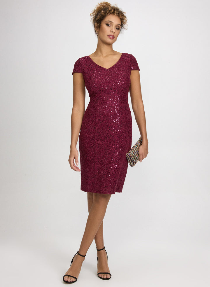 Sequin Fitted Dress