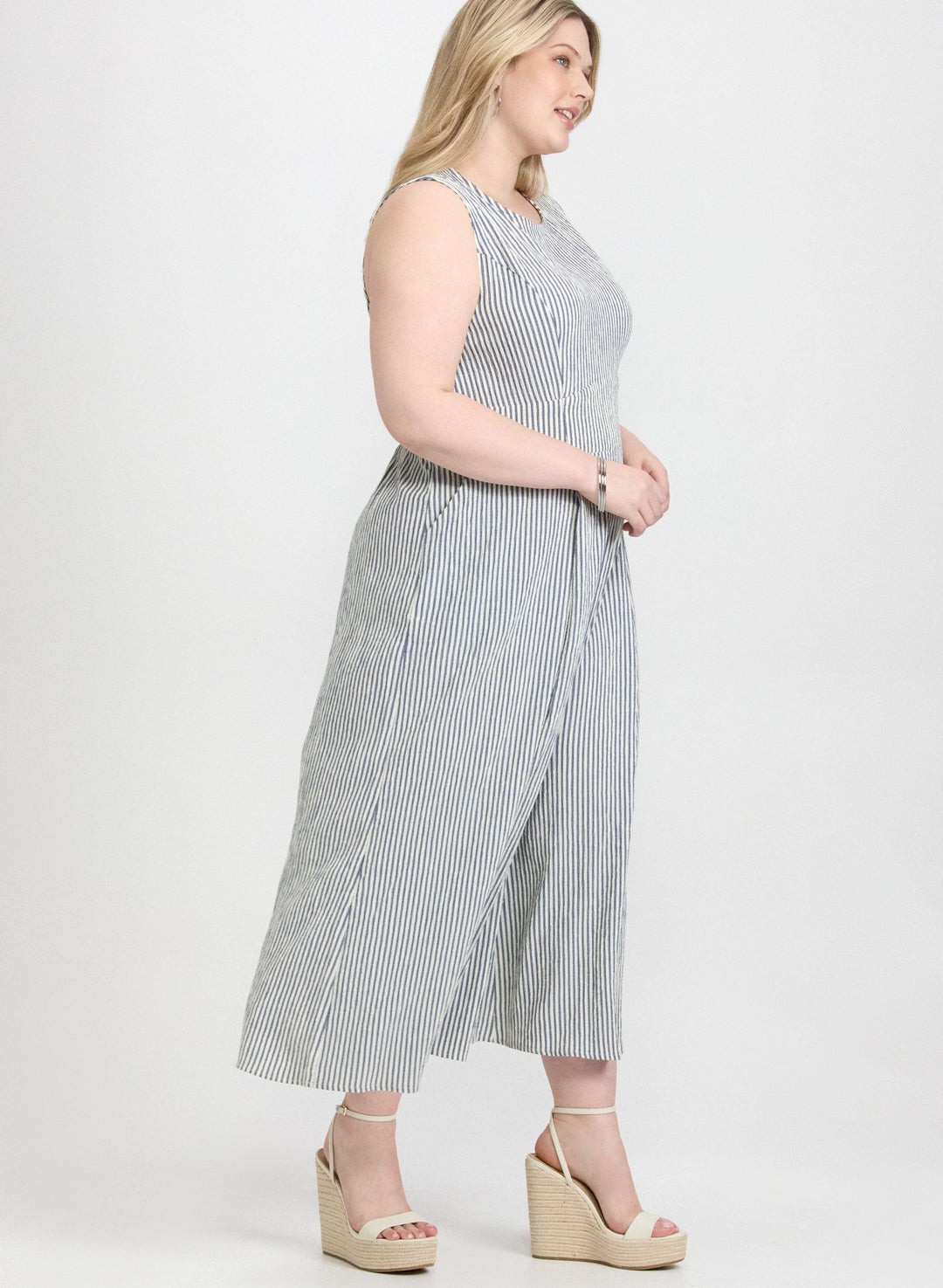 Stripe Print Jumpsuit