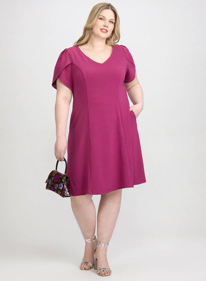 Tulip Sleeve Dress