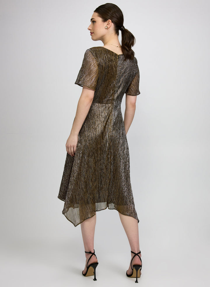 Two-Tone Metallic Dress
