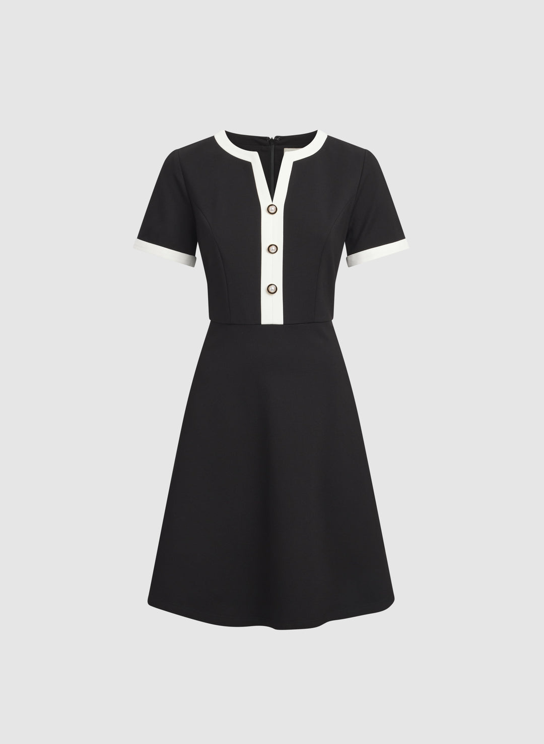 Button Detail Dress