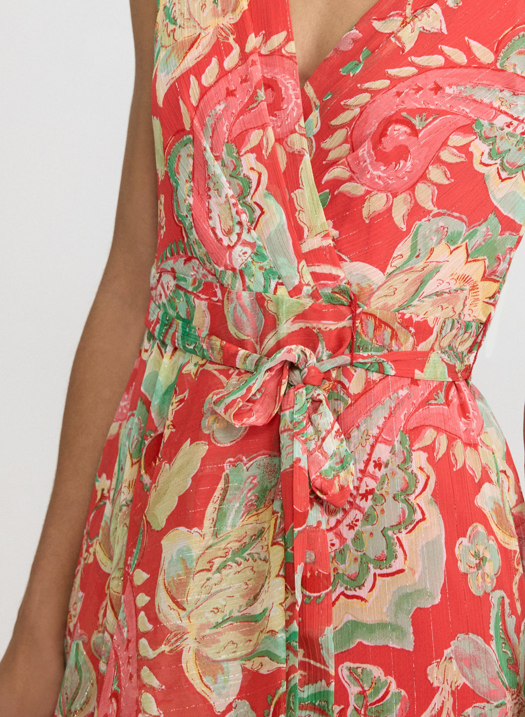Paisley Sleeveless Maxi Dress