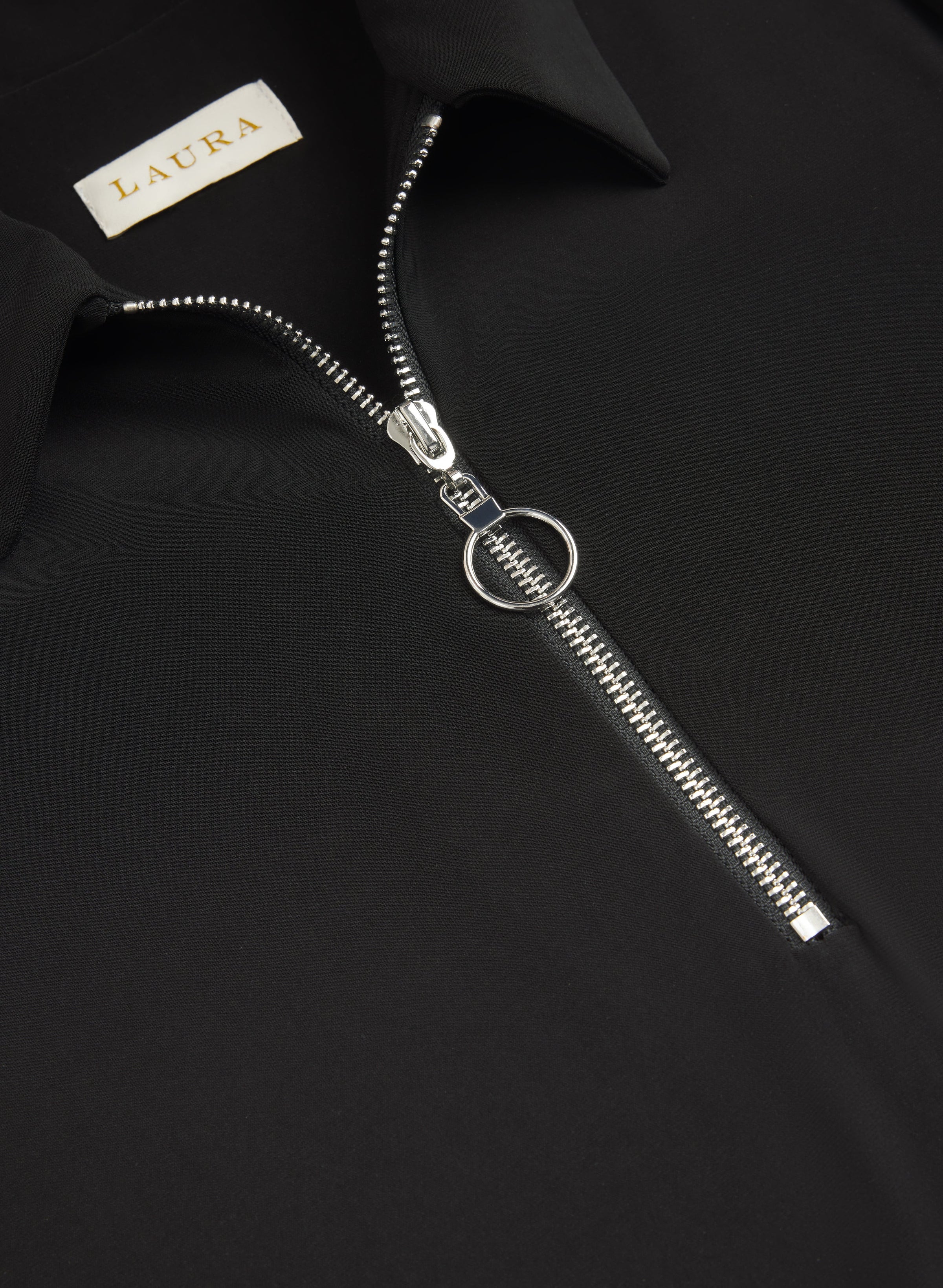 Half-Zip Jersey Dress