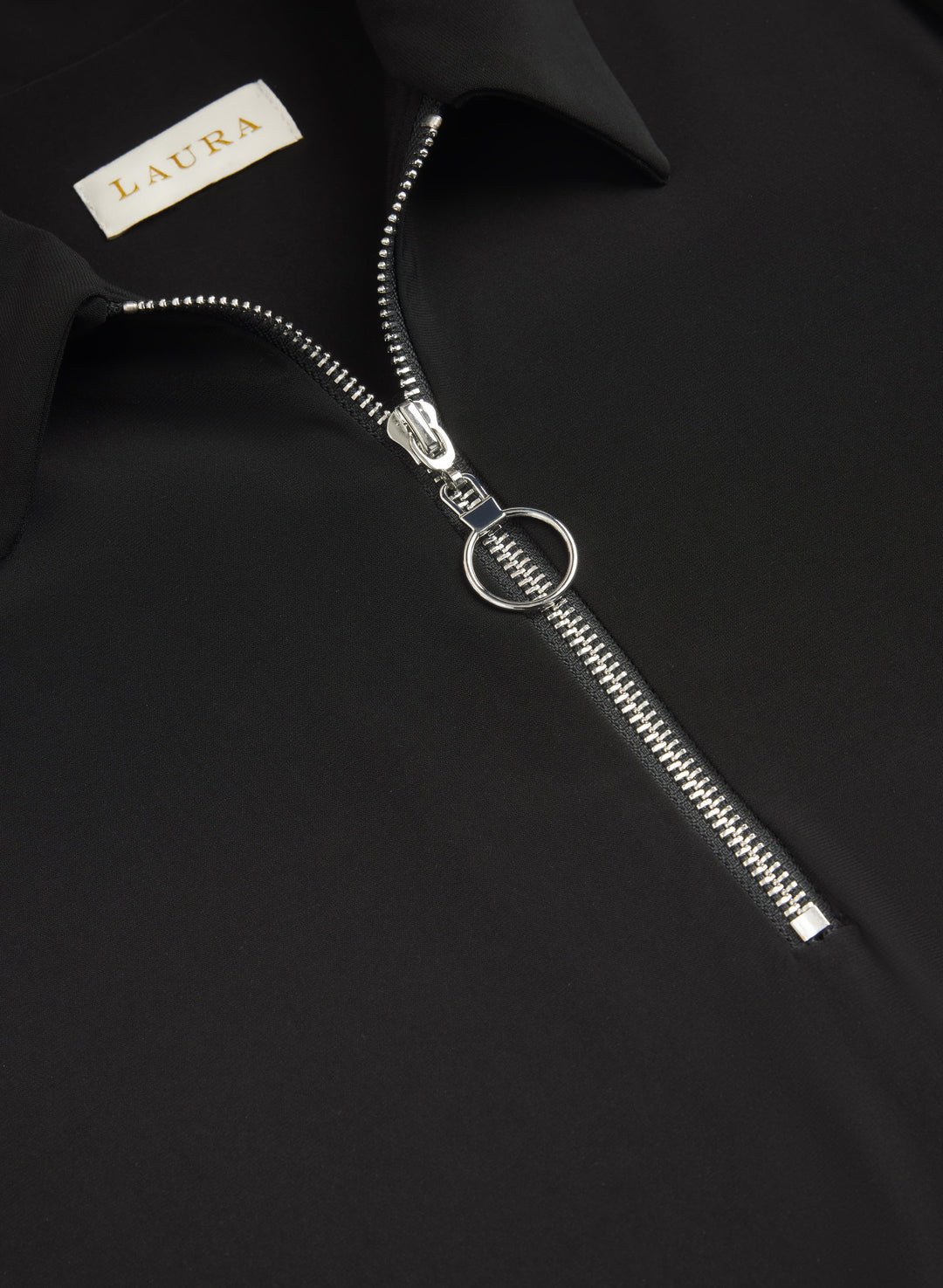 Half-Zip Jersey Dress
