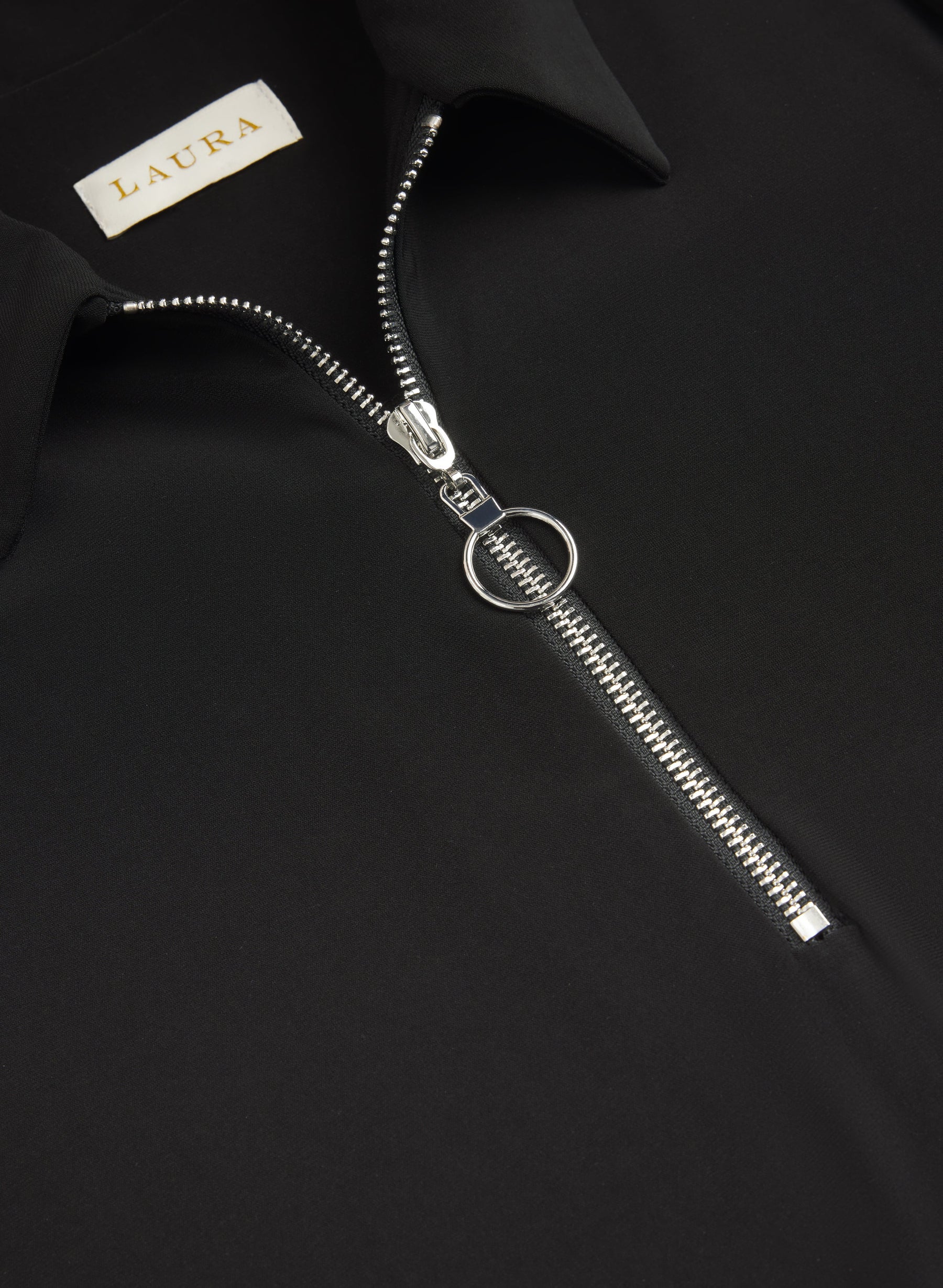 Half-Zip Jersey Dress