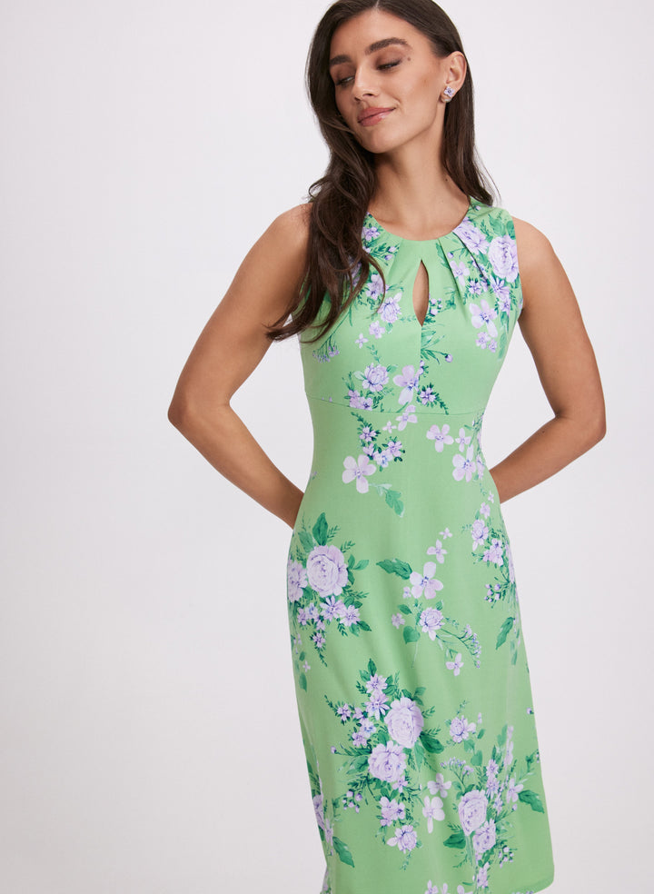 Floral Keyhole Dress