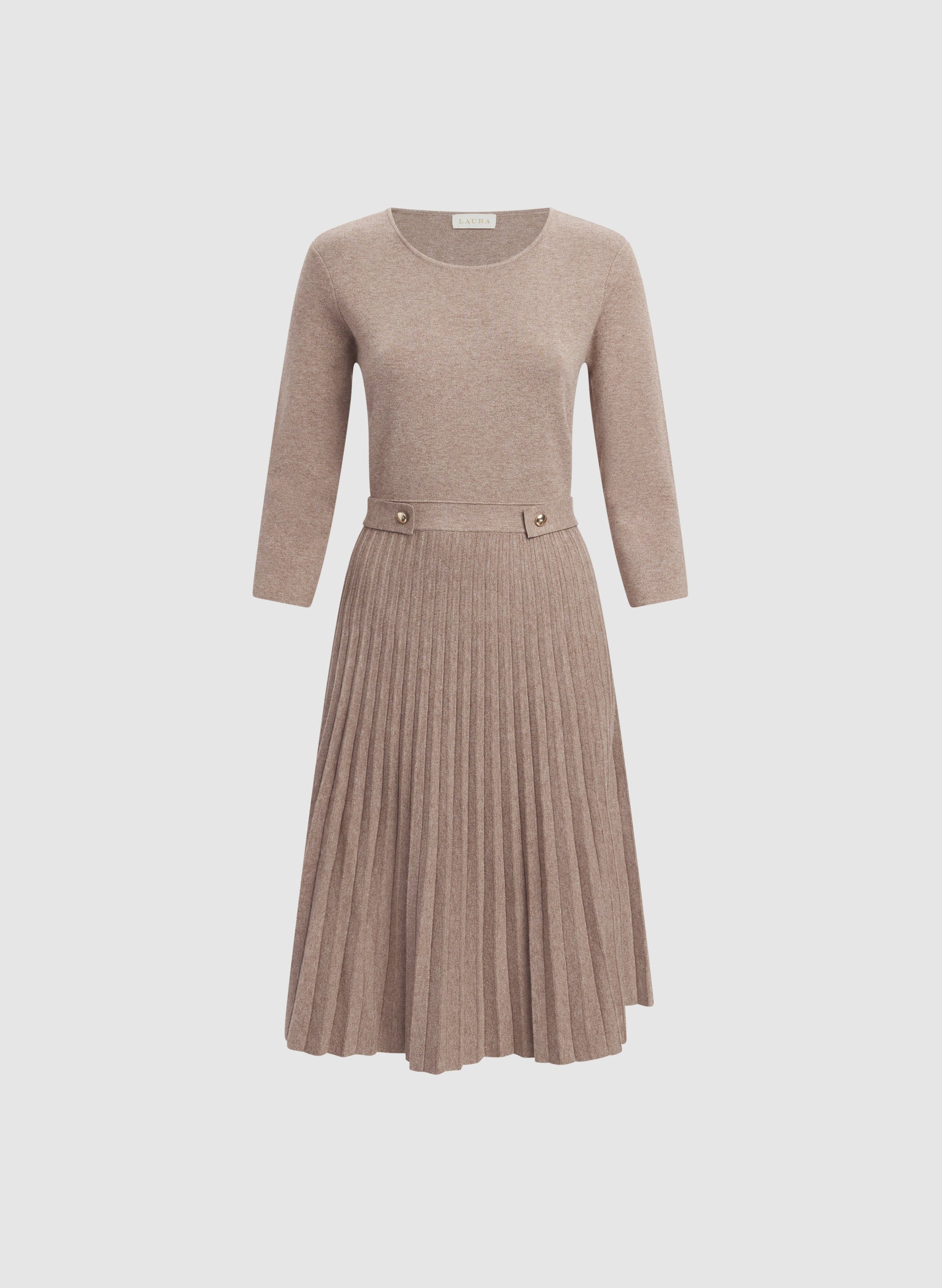 Fit & Flare Knit Dress