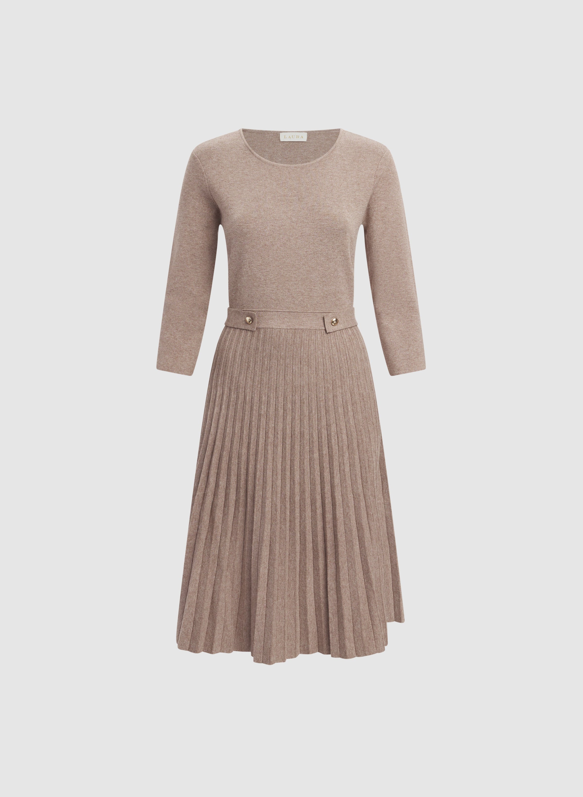 Fit & Flare Knit Dress