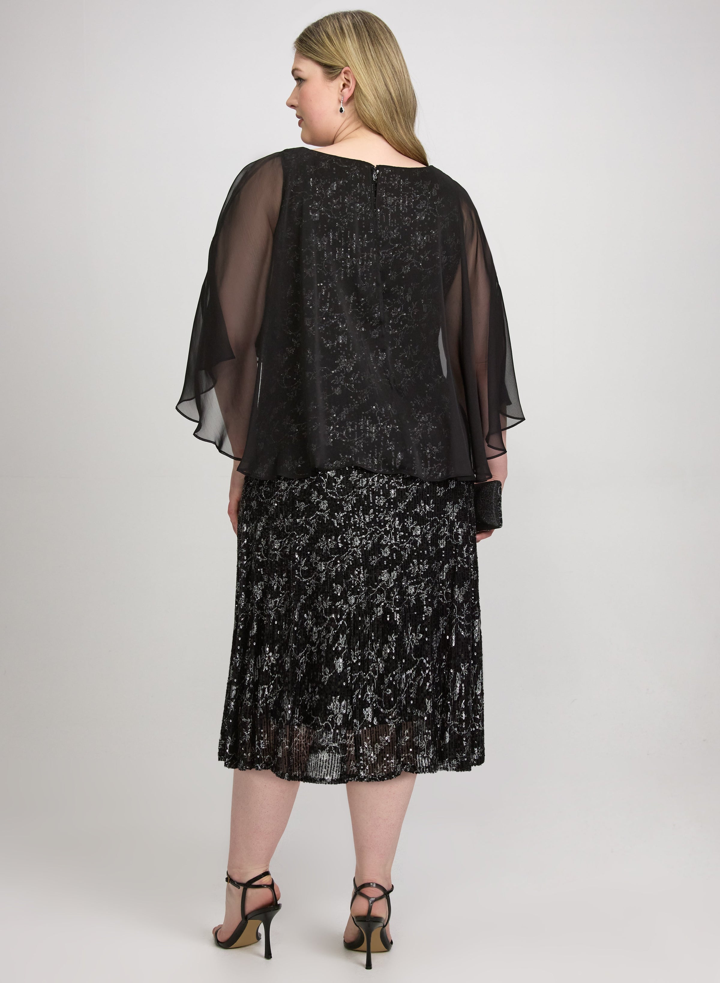 Floral Sequin Dress