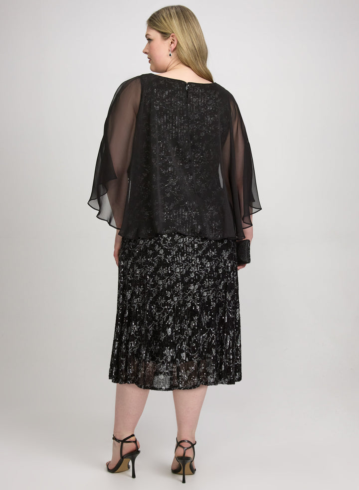 Floral Sequin Dress