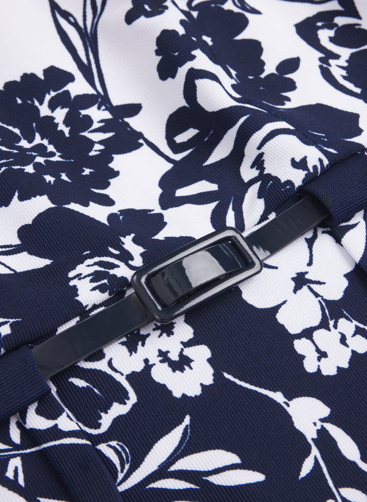 Floral Cap Sleeve Dress