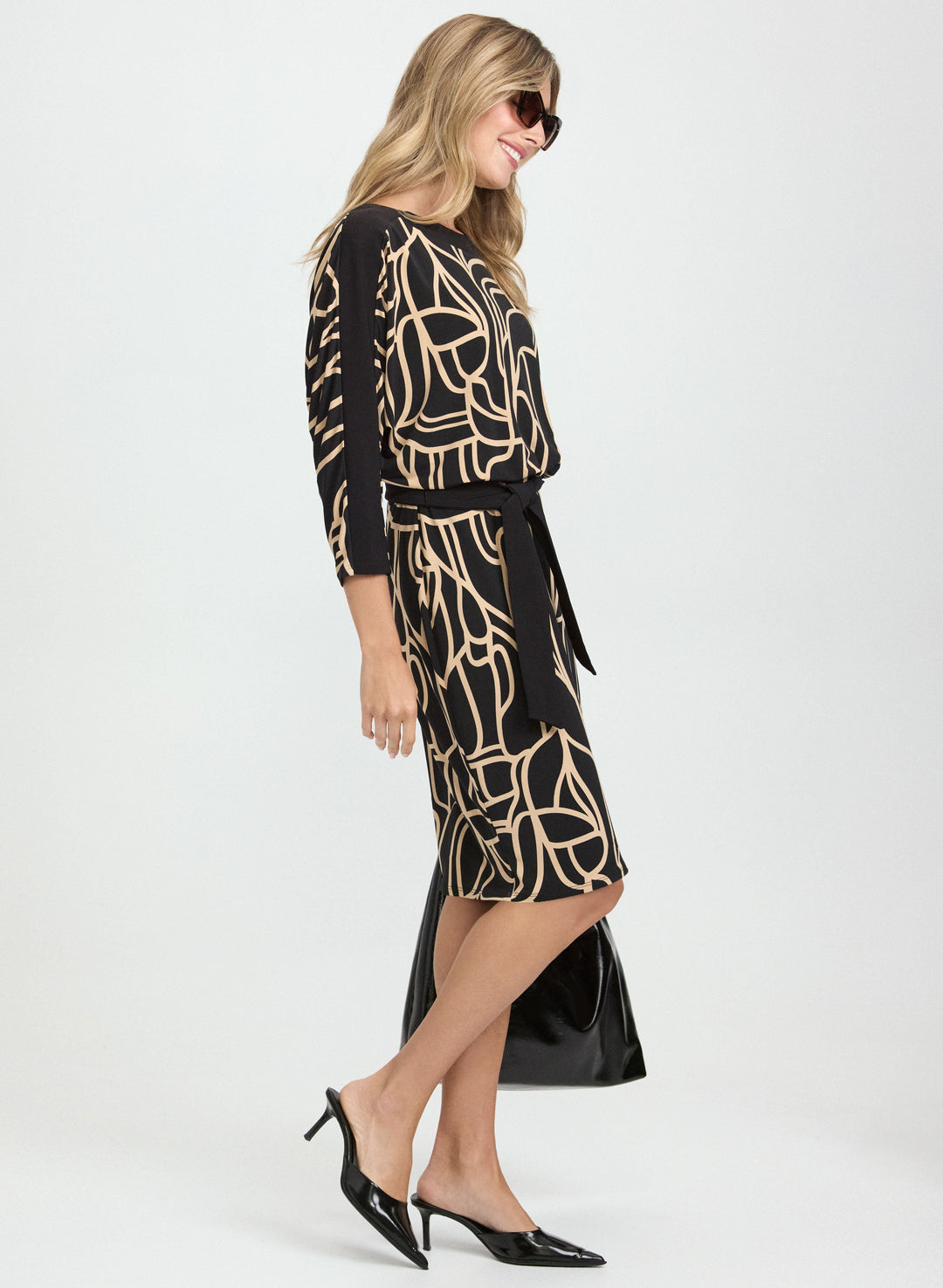 Geometric Jersey Dress