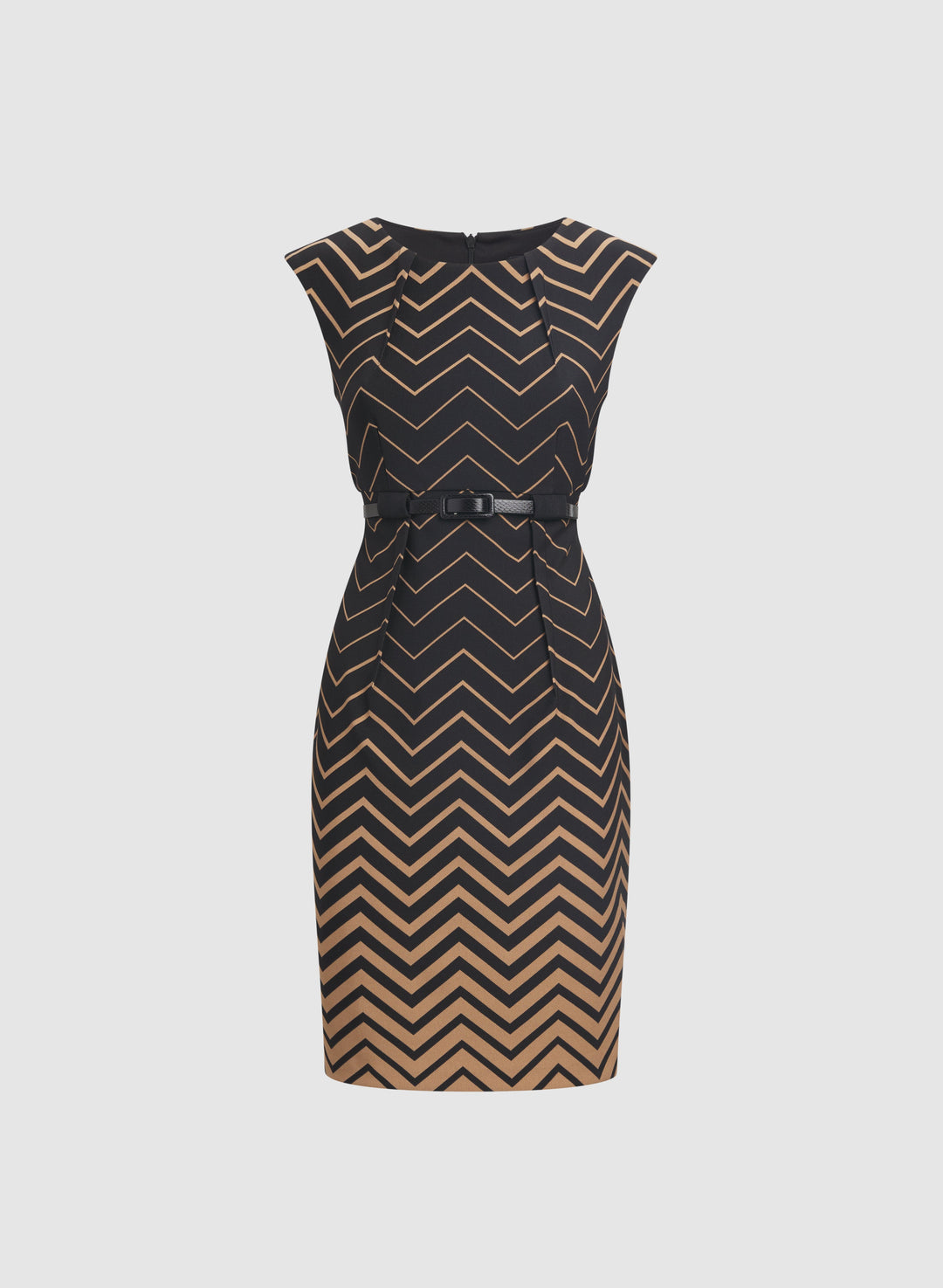 Zigzag Print Dress