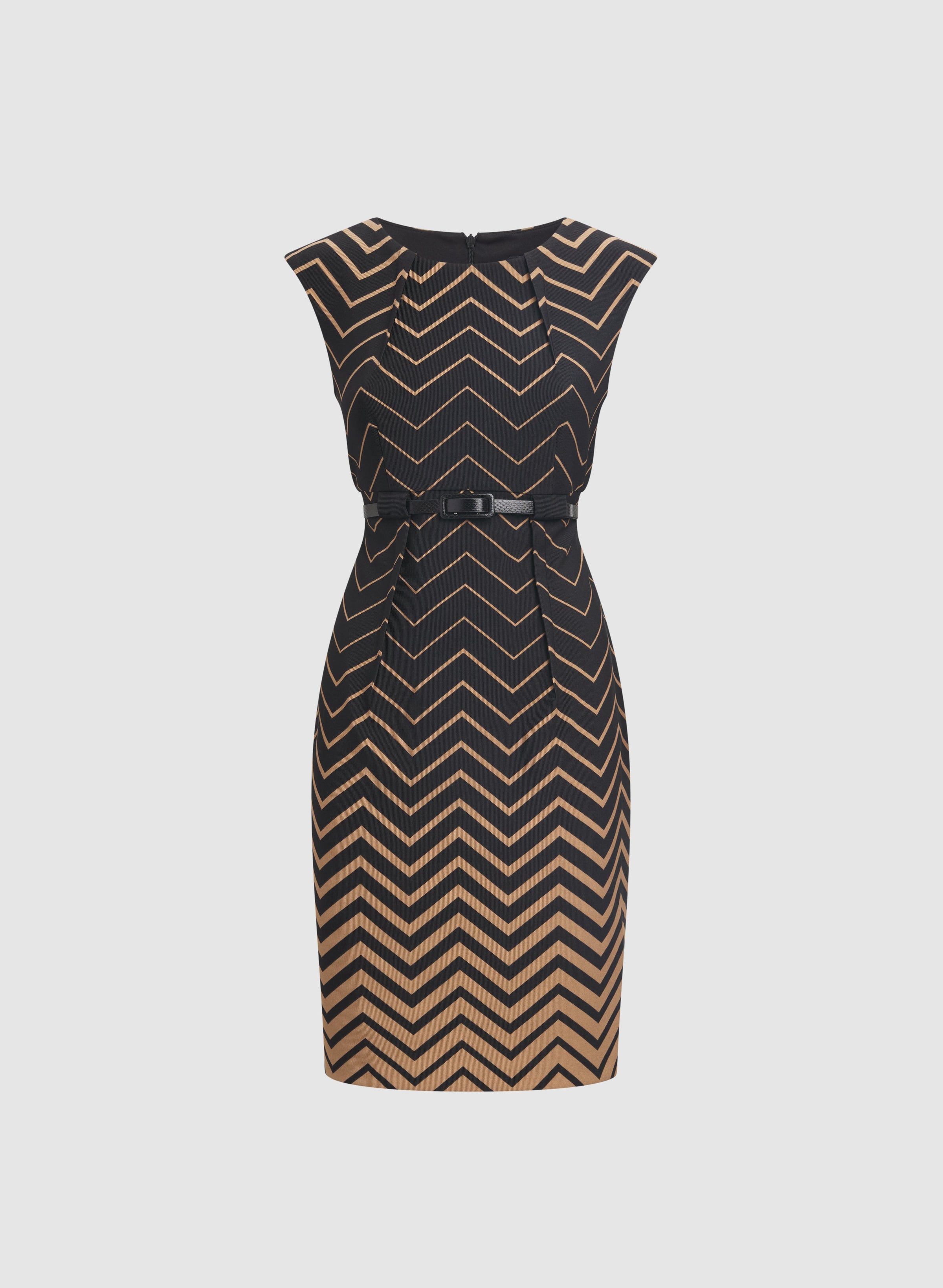 Zigzag Print Dress