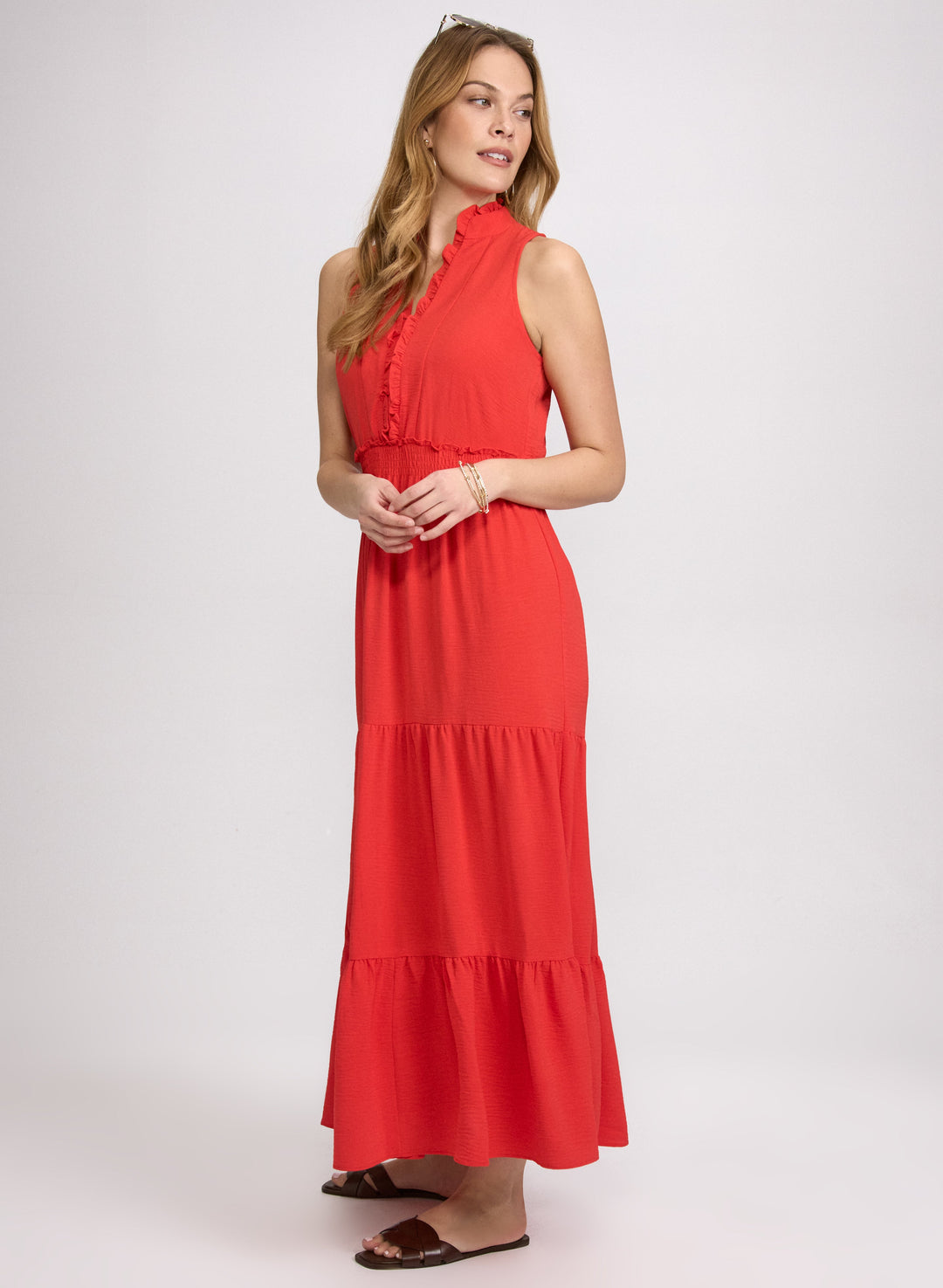 Frilled Trim Dress