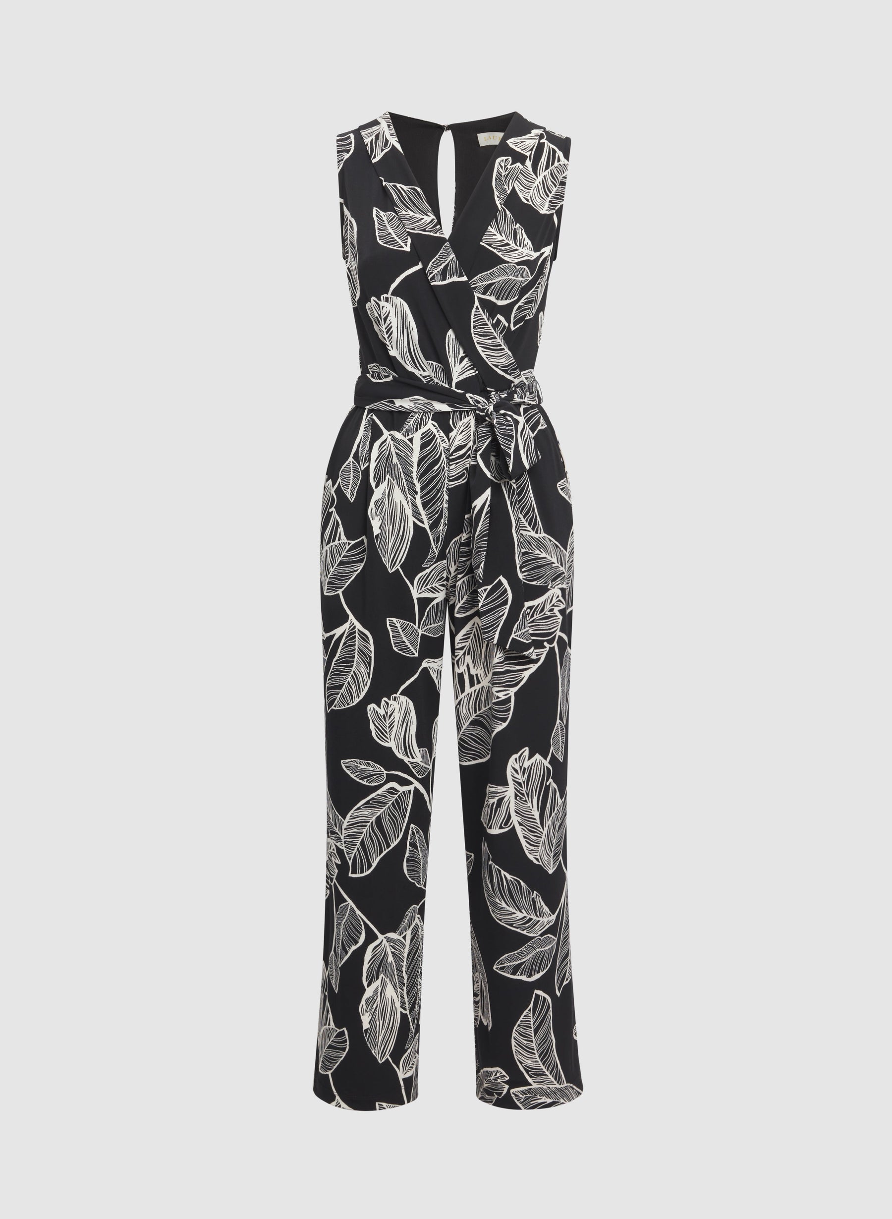 Leaf Print Jumpsuit