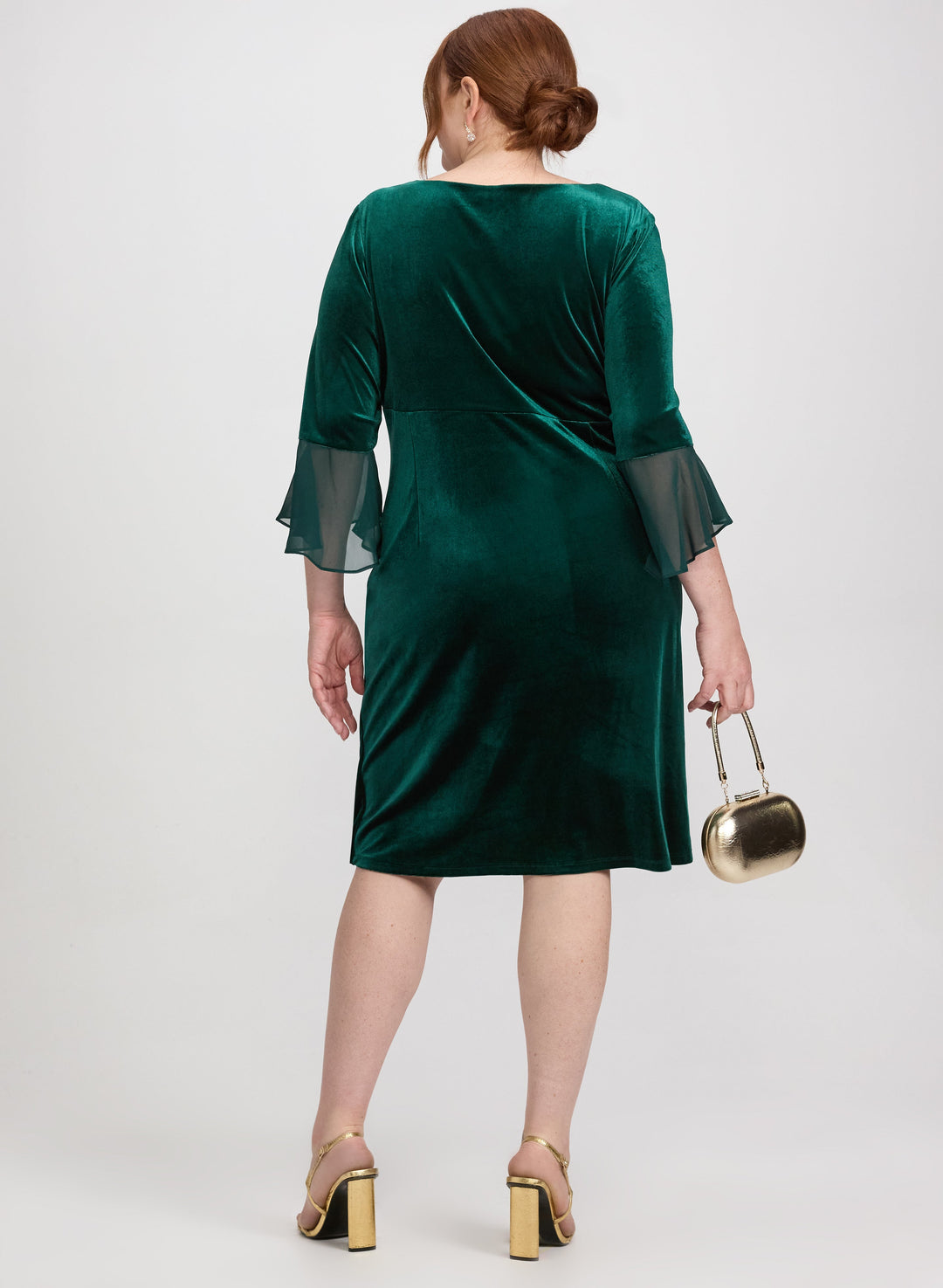 Velvet Overlay Dress