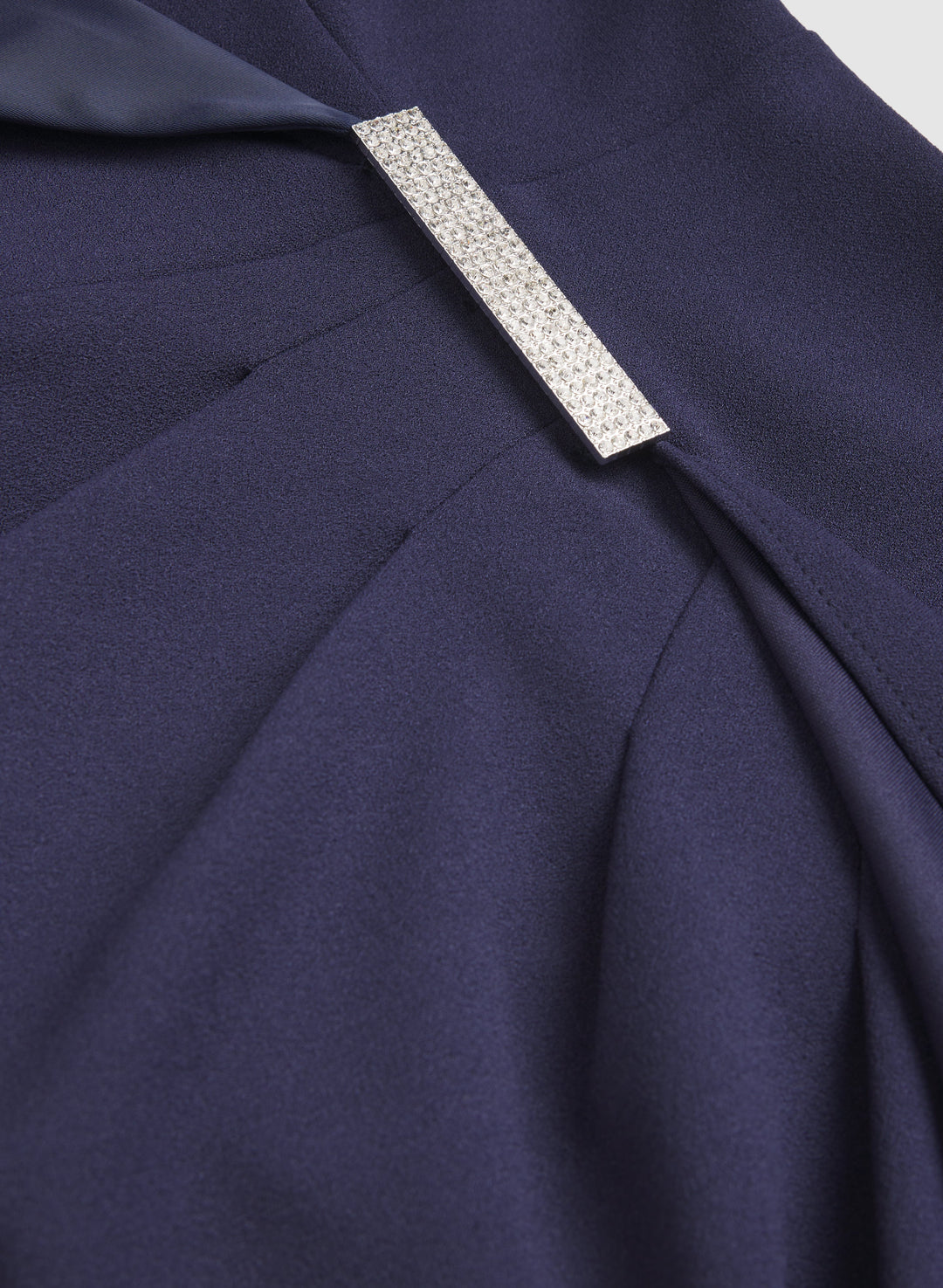 Tuxedo Satin Collar Dress