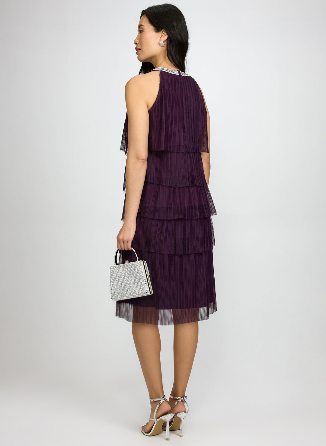Tiered Mesh Dress
