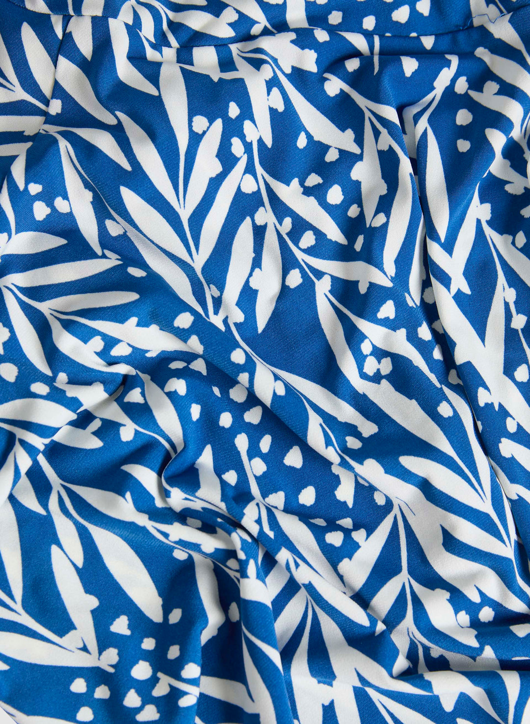 Printed V-Neck Jersey Dress