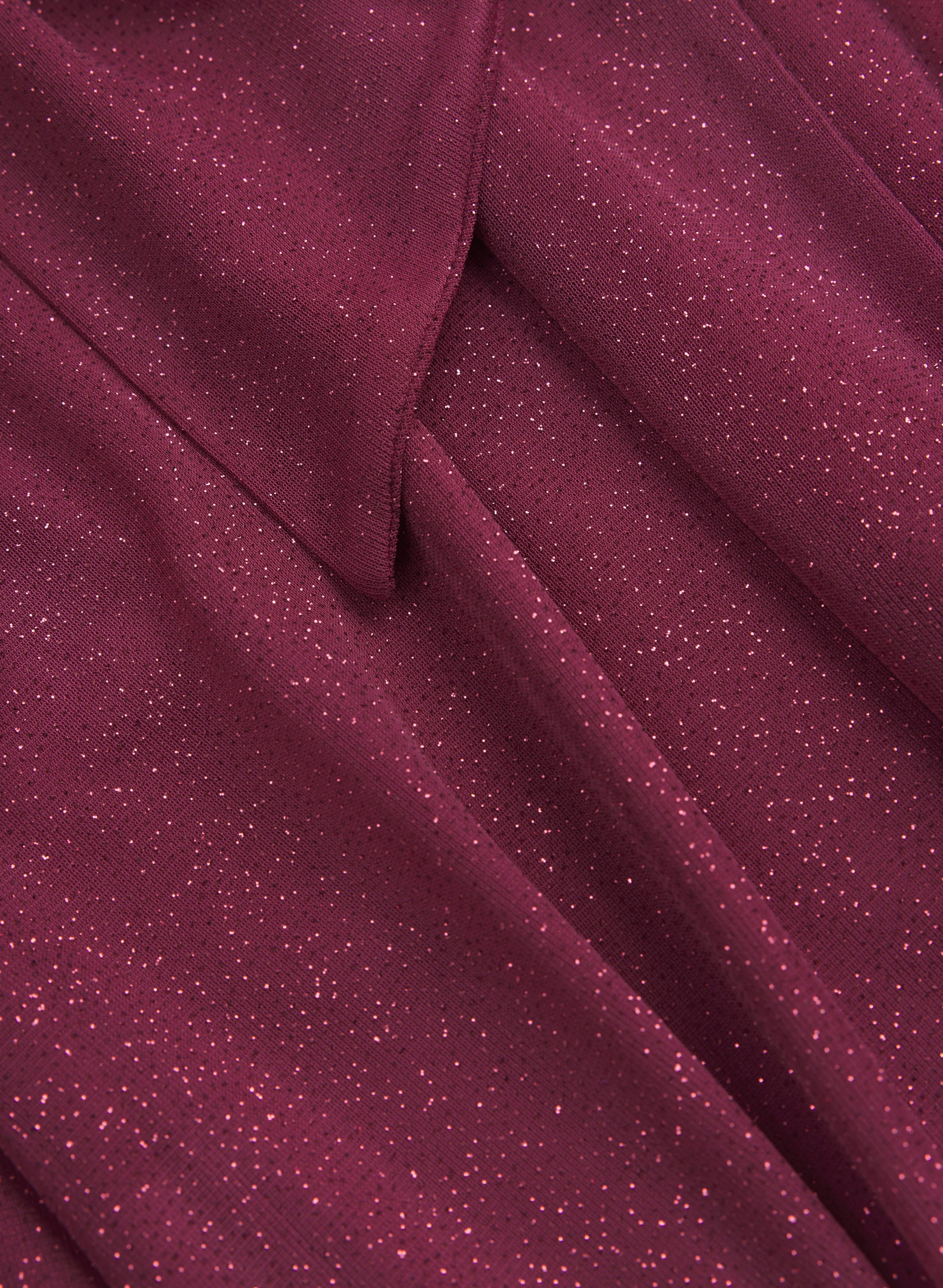 Glitter Halter Neck Dress