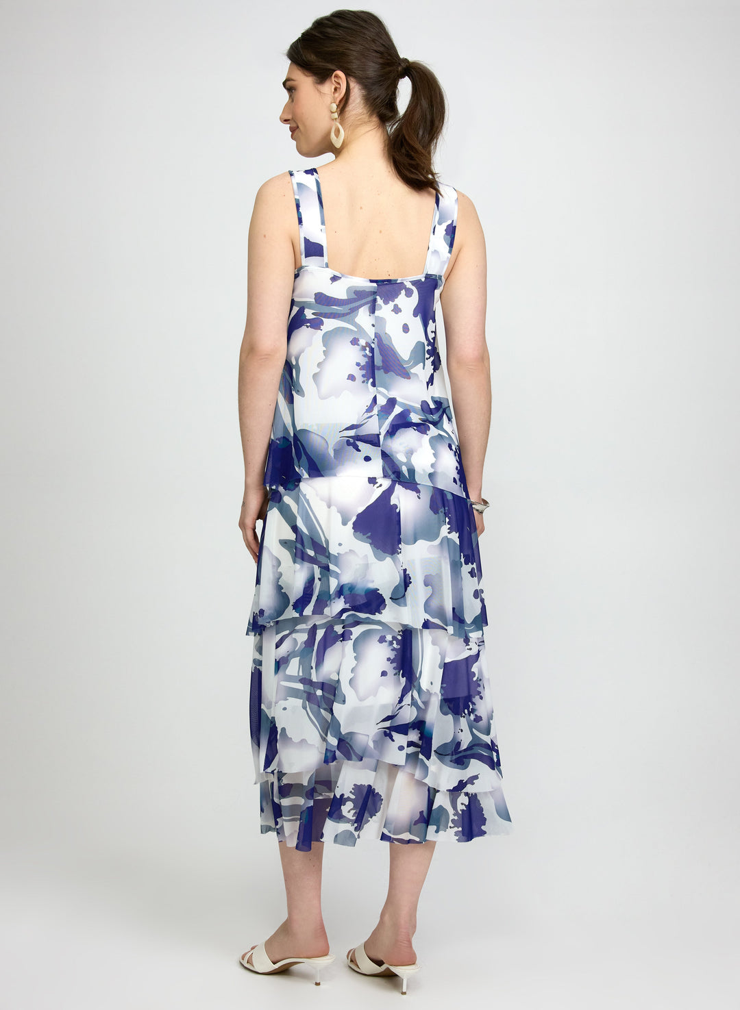 Marble Print Dress