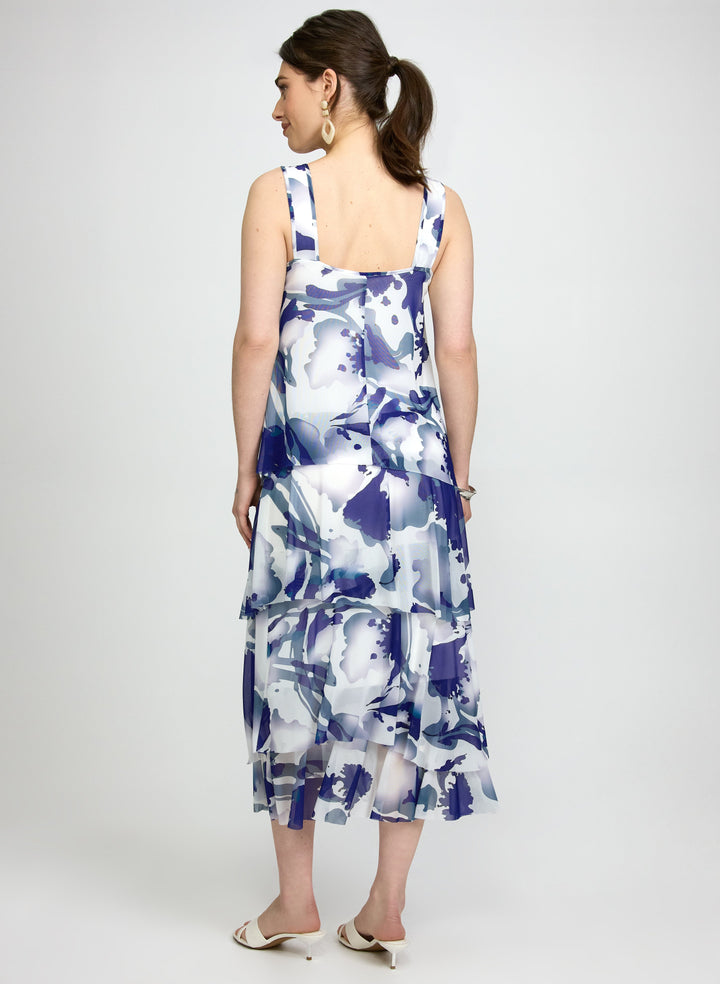 Marble Print Dress