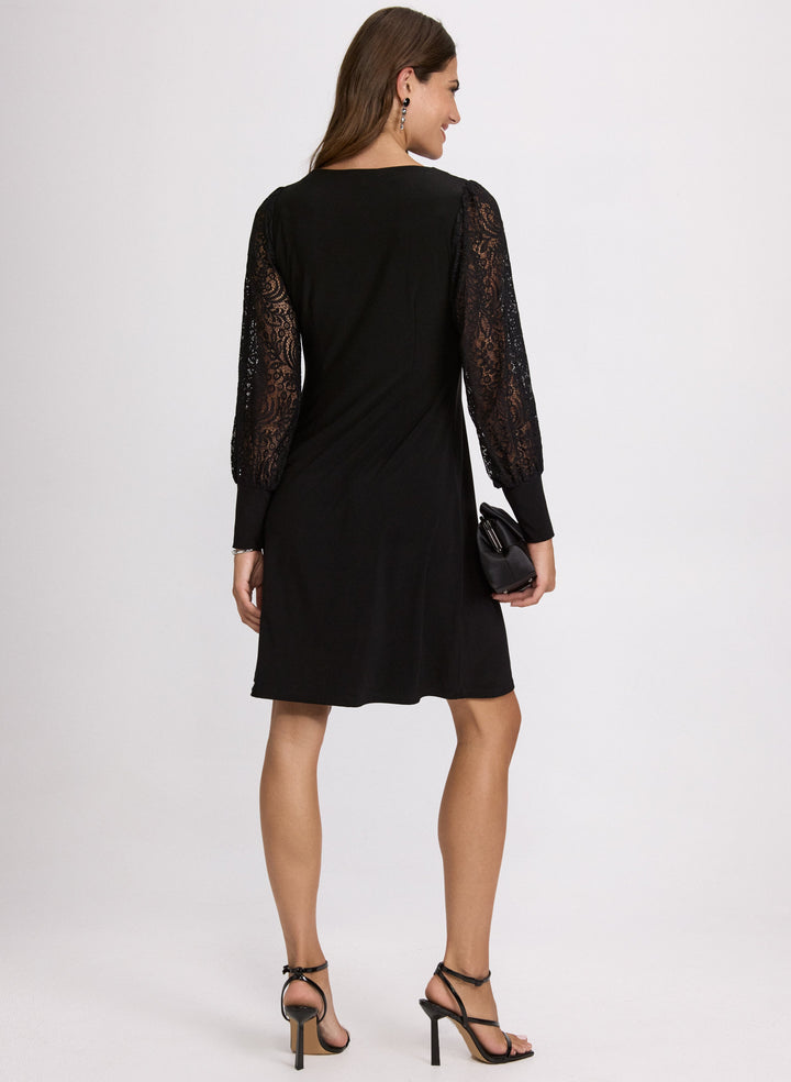 Lace Sleeve Dress